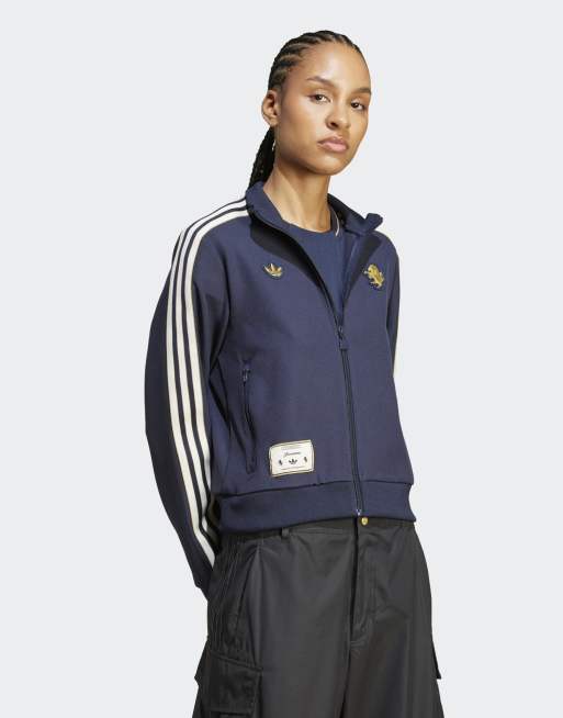 Chaqueta de chándal color tinta con diseño del Juventus Terrace Icons de adidas Originals