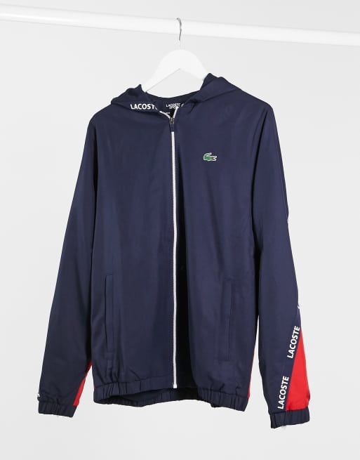 Chaqueta de ch ndal con cremallera de Lacoste ASOS