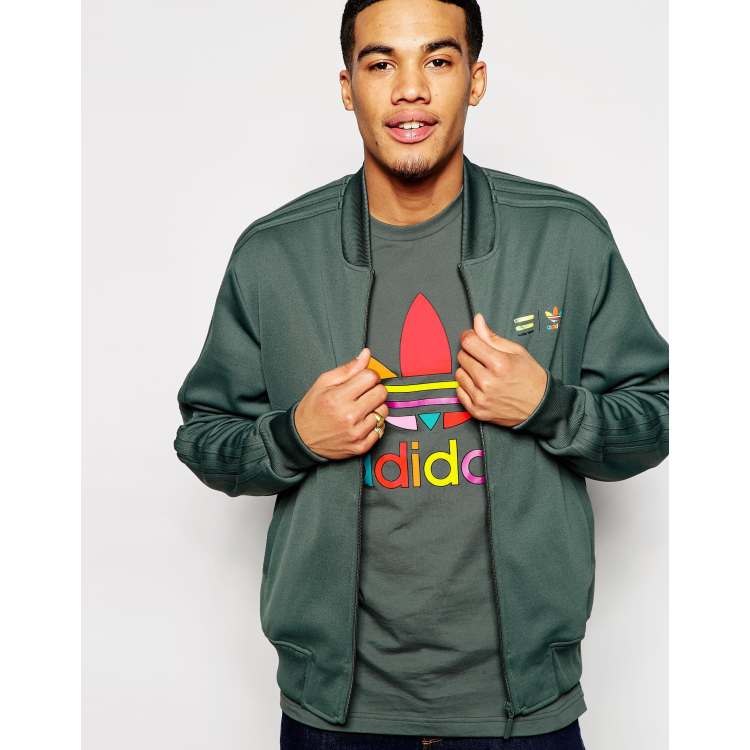 va a decidir imitar Anciano Chaqueta de chándal de conjunto Supercolour de Adidas Originals X Pharrell  Williams | ASOS