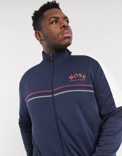 Chaqueta de chándal en azul marino Athleisure B-Skaz de BOSS, 3 de 4