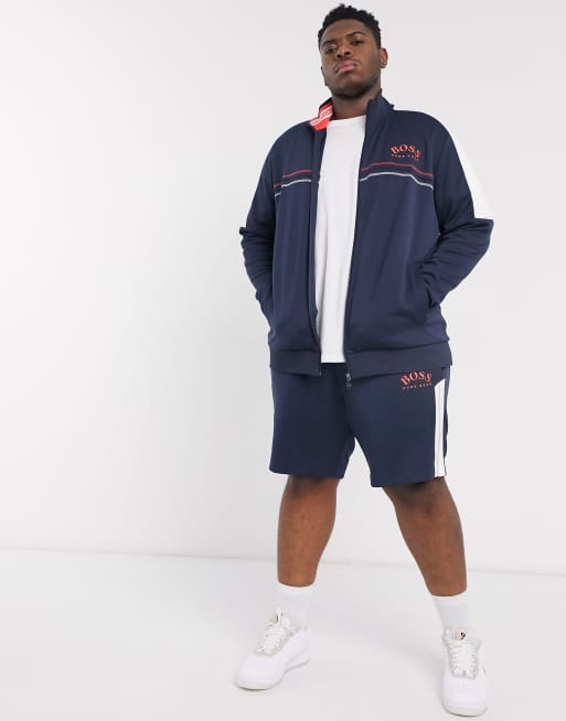 Chaqueta de chándal en azul marino Athleisure B-Skaz de BOSS, 4 de 4