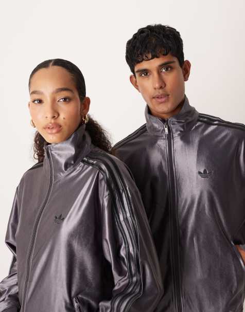 Chaqueta de chándal gris Firebird de adidas Originals - view 1