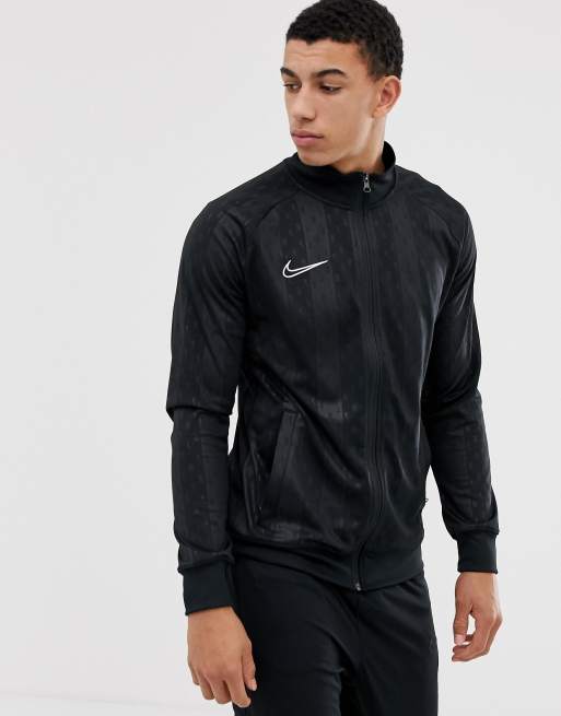 tarde Ascensor encerrar Chaqueta de chándal negra Academy de Nike Football | ASOS