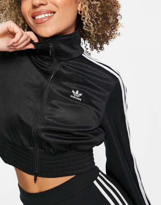 Chaqueta de chándal negra firebird de adidas Originals, ASOS