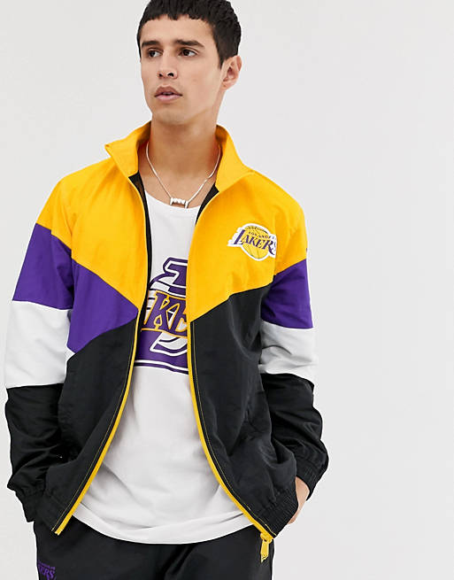 Chaqueta de chándal con diseño colour block retro de los LA Lakers de la NBA de New Era | ASOS