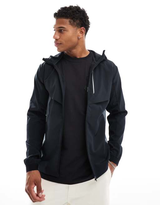 Chaqueta de chándal negra Elevate de Marshall Artist 