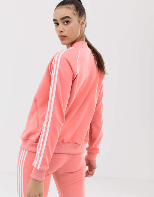 Chaqueta chándal rosa de adidas Originals ASOS