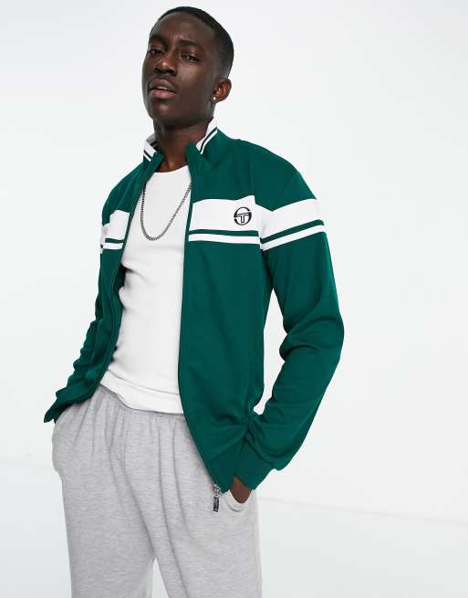 Chaqueta de chándal verde con cremallera de Sergio Tacchini ASOS