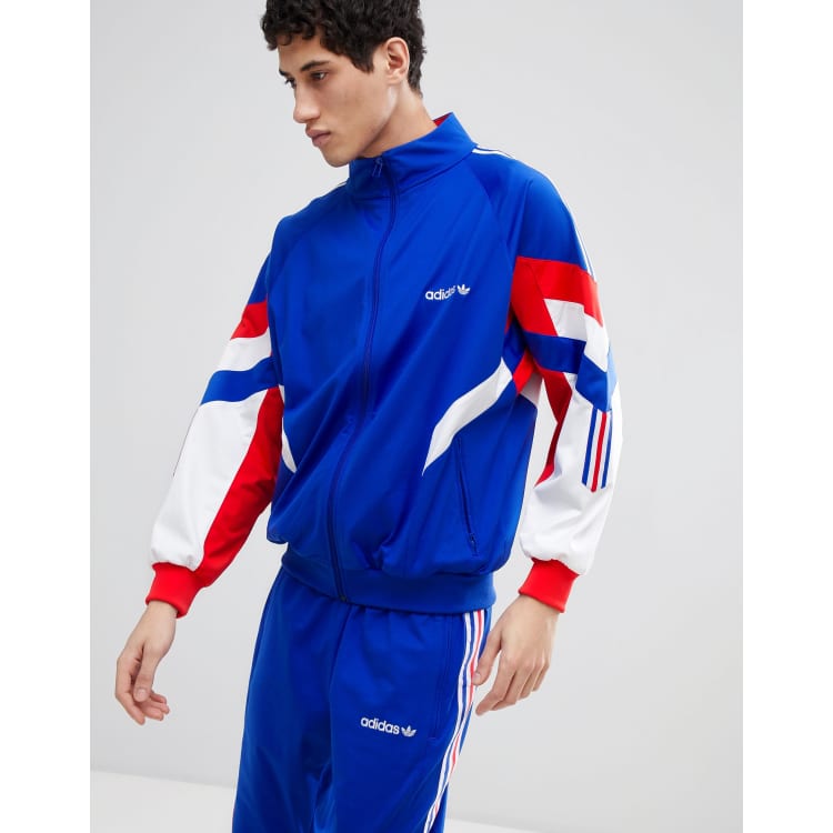 Plata trabajo encanto Chaqueta de chándal vintage en azul CE4828 de adidas Originals | ASOS