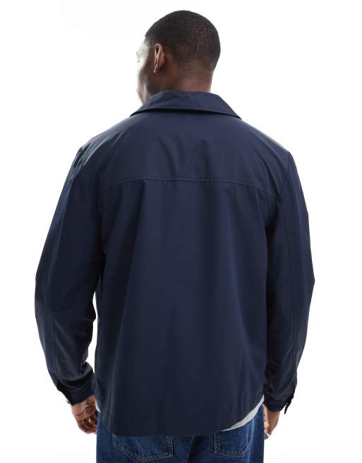 Chaqueta de entrenador azul marino ligera de ASOS DESIGN, 3 de 4