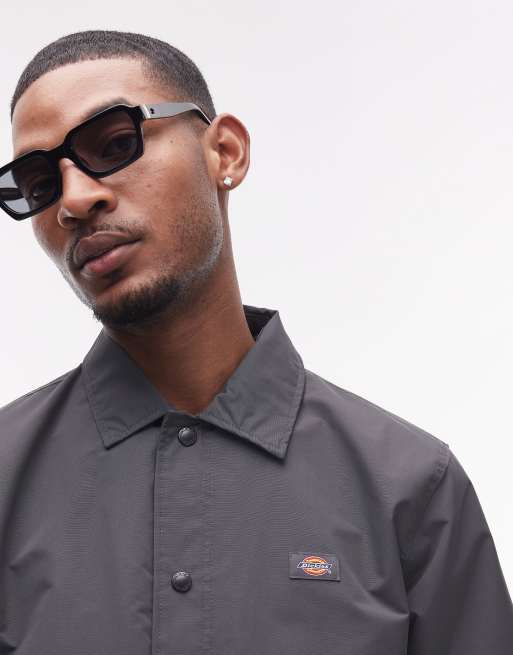 Chaqueta de entrenador gris carbón Oakport de Dickies | ASOS