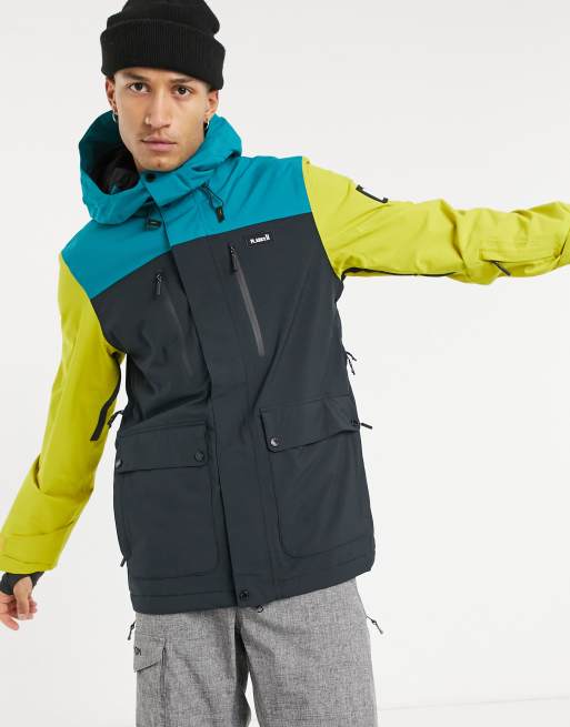 Chaqueta de esquí aislante multicolor Good Times de Planks