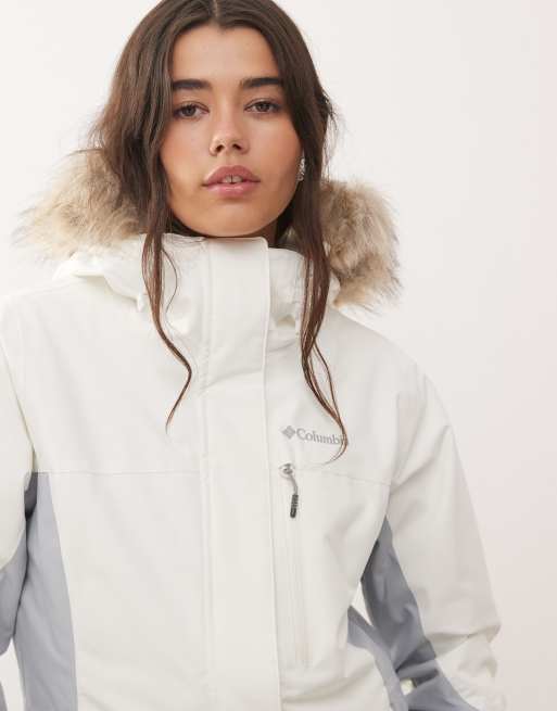 Chaqueta de esquí blanca aislante Ava Alpine II de Columbia, 2 de 4