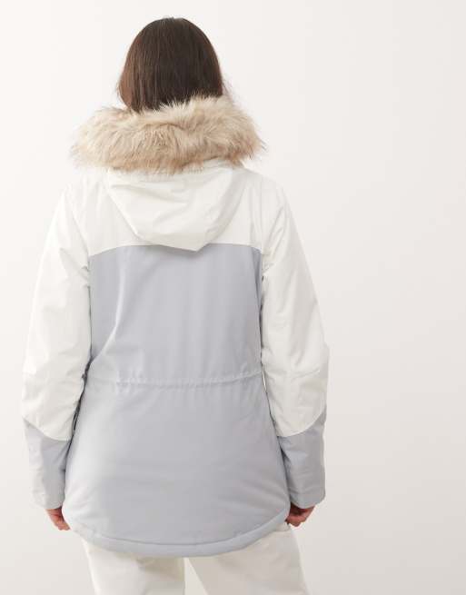 Chaqueta de esquí blanca aislante Ava Alpine II de Columbia, 4 de 4
