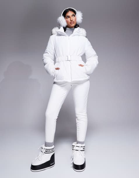 Chaqueta de esquí blanca aislante e hidrófuga de 4505 - view 1