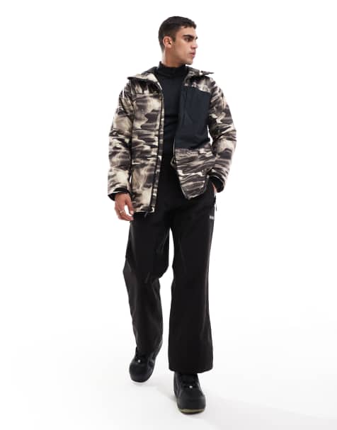 Chaqueta de esquí marrón estampada Winter District de Columbia - view 1