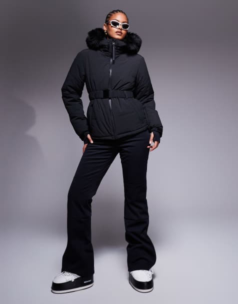Chaqueta de esquí negro aislante e impermeable de 4505 Tall - view 1
