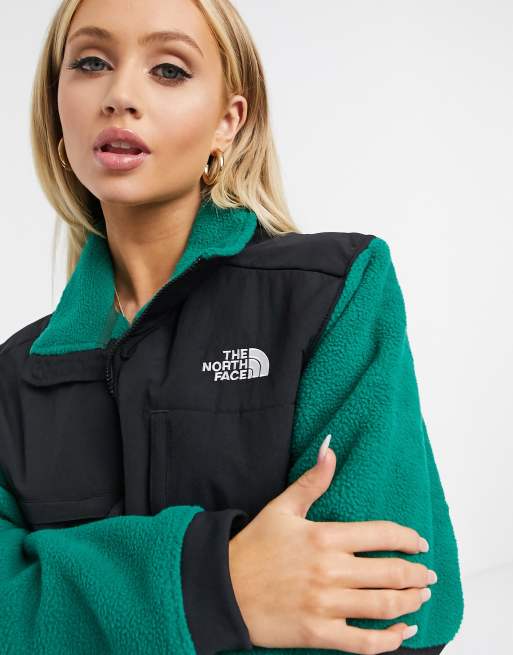 Chaqueta de forro polar verde Denali de The North Face ASOS