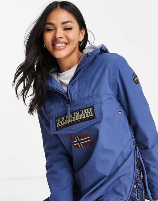 Napapijri Rainforest Winter 3 Chaqueta Impermeable Con Capucha Bandera Azul  - ¡Compra A Precios De Outlet!