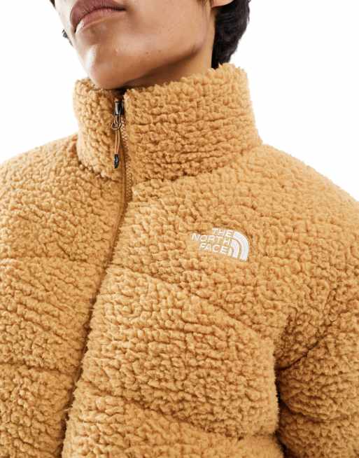 Chaqueta de plumas beis de borreguito 2000 exclusiva en ASOS de The North Face, 3 de 4