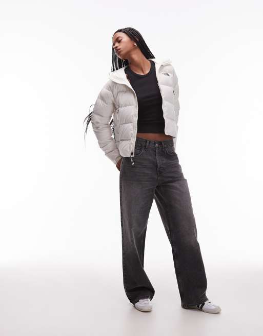 Chaqueta de plumas blanco hueso con capucha Hyalite de The North Face, 3 de 4