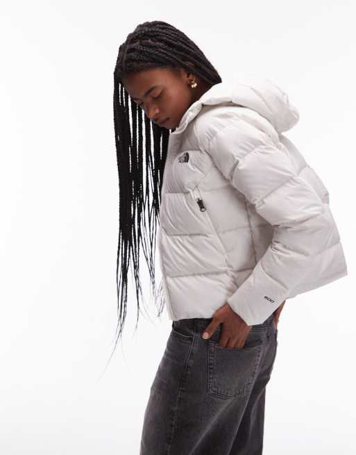 Chaqueta de plumas blanco hueso con capucha Hyalite de The North Face, 4 de 4