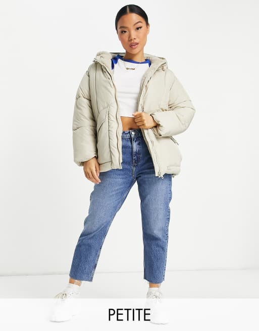 Abrigos Petite Chaqueta Borreguito Capucha Chaqueta Con Capucha De