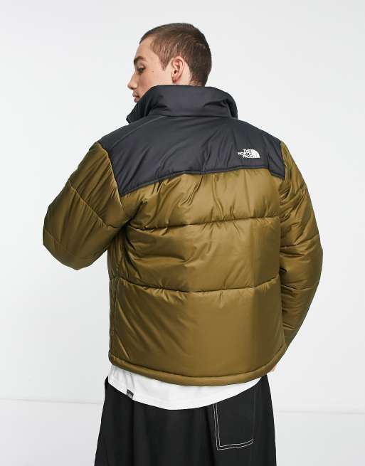 Chaqueta de plumas caqui y negra Saikuru de The North Face, 2 de 4