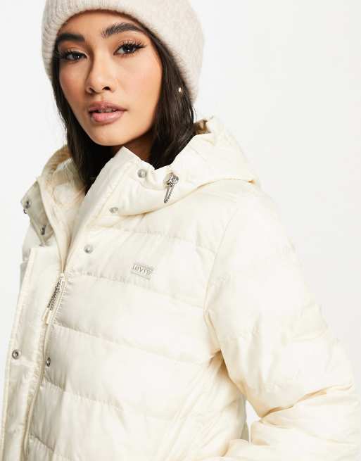 Chaqueta de plumas color crudo de Levi's