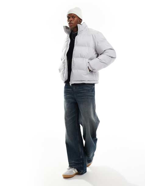 Chaqueta de plumas gris claro Cole de Weekday - view 1
