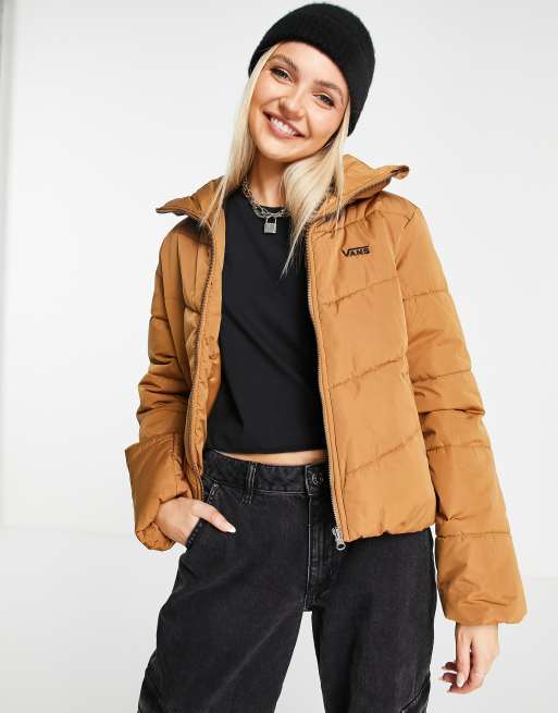 Chaqueta de plumas marrón Foundry de Vans ASOS