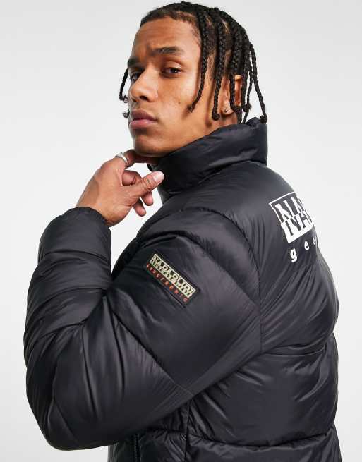 Chaqueta de plumas negra A-Suomi de Napapijri, 3 de 4