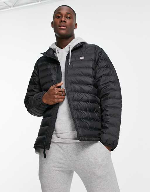Chaqueta de plumas negra con diseño plegable Presidio de Levi's
