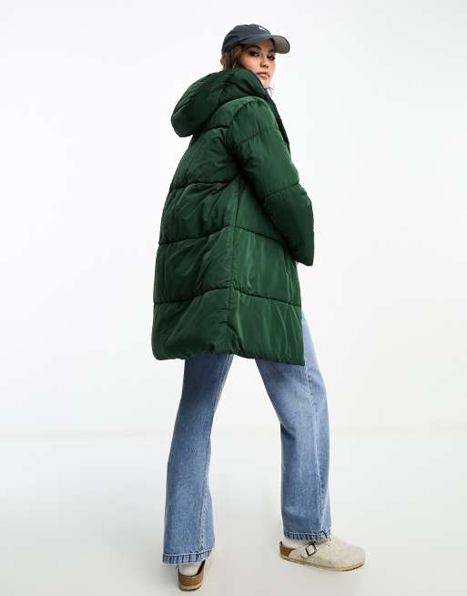 Abrigo Scalpers Chaqueta Verde Cazadoras Scalpers Verde Talla 52