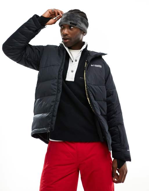 Chaqueta de plumón negra de esquí Roaring Fork de Columbia