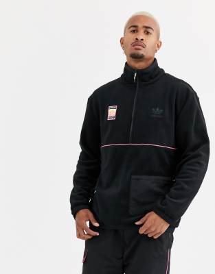 arrendamiento eficientemente Brillante Chaqueta de polar negro adiplore polar de adidas Originals | ASOS