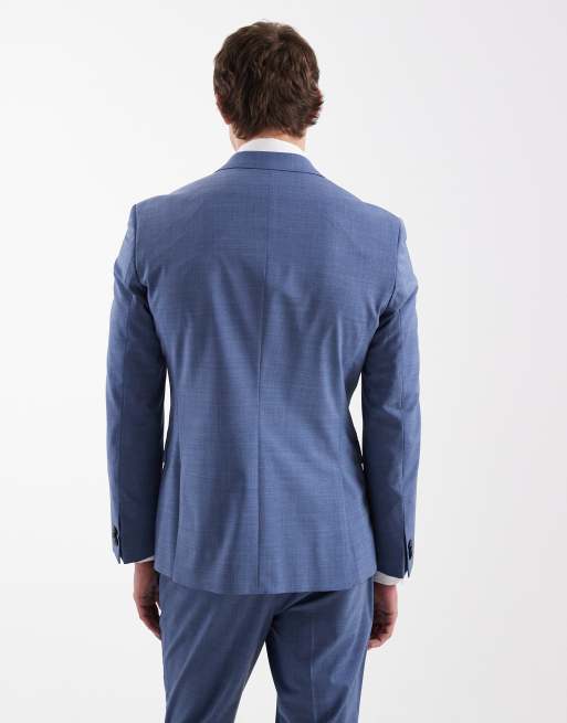 Chaqueta de traje azul claro de corte slim Arti Hesten de HUGO Red (parte de un conjunto), 3 de 5