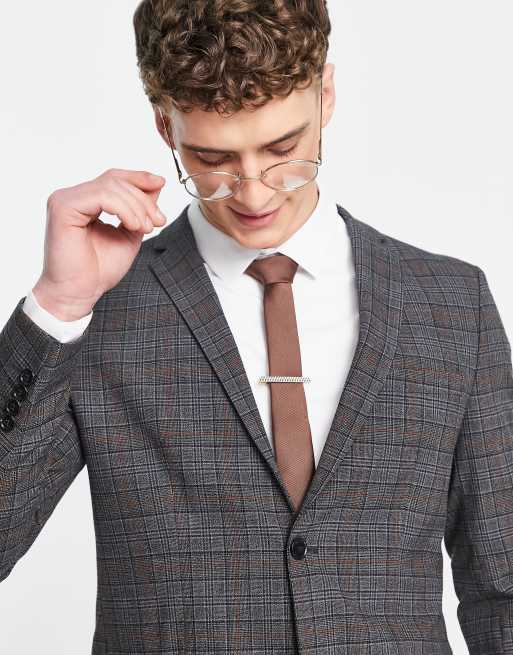 Harry Brown Traje Chaqueta Cuadro Vichy Chaqueta De Traje De Corte