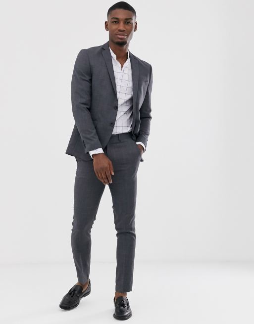 Traje de corte slim en gris Premium de Jack & Jones, 2 de 2