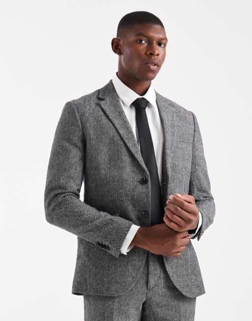 Chaqueta de traje de mezcla de lana de Jack & Jones, 2 de 3