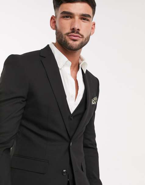 Chaqueta de traje lisa de corte ajustado de Harry Brown - view 1