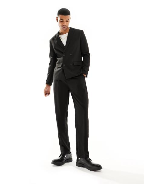 Chaqueta de traje negra con doble botonadura de Only & Sons - view 1