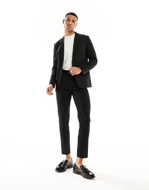 Chaqueta de traje negra de corte slim de Only & Sons, 2 de 5