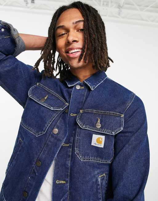 Chaqueta denim en azul desgastado Stetson de Carhartt WIP, 4 de 4