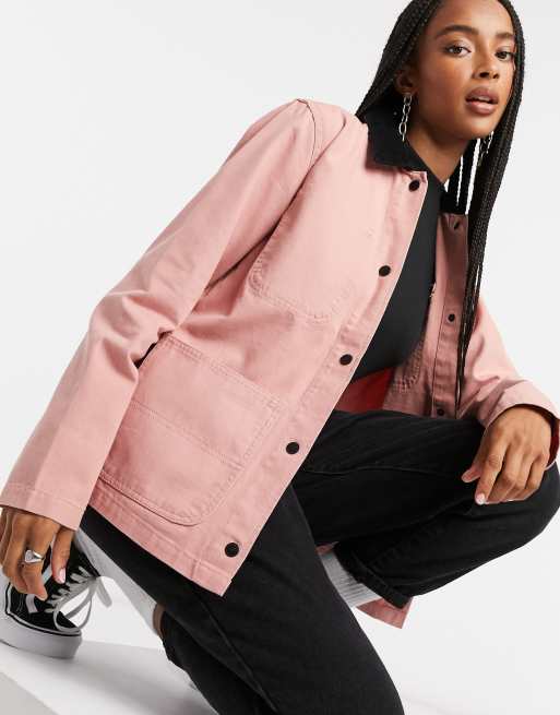 Chaqueta en rosa Drill Chore de Vans ASOS