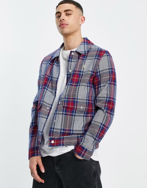 Chaqueta estilo camionero a cuadros Wilcox de Farah - view 1