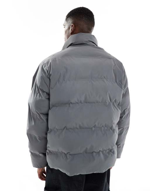 Chaqueta gris acolchada gruesa de Jack & Jones, 3 de 5