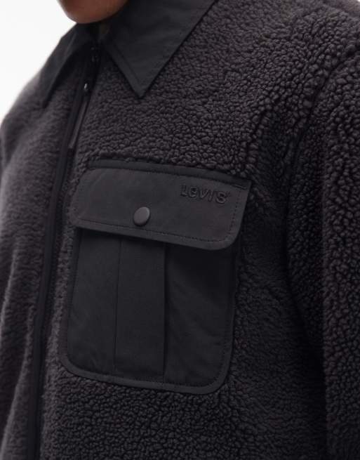 Chaqueta gris carbón de sherpa Joonie de Levi's, 5 de 5