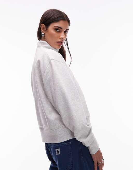 Chaqueta gris de tejido de sudadera Detroit de Carhartt WIP, 3 de 4