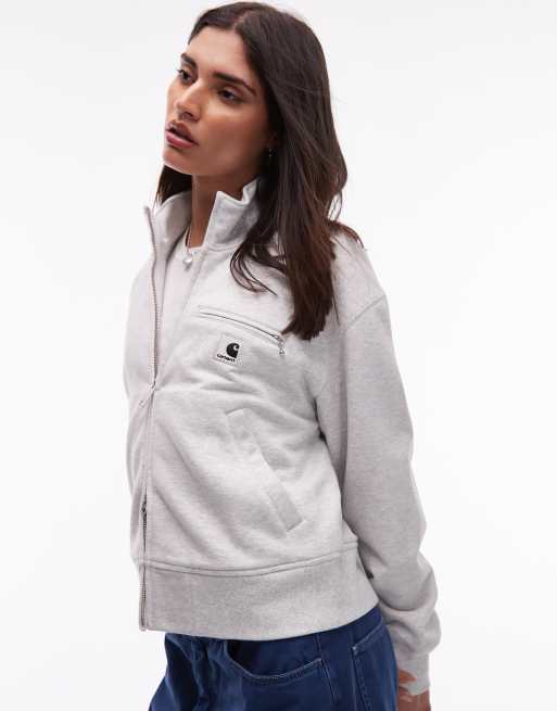 Chaqueta gris de tejido de sudadera Detroit de Carhartt WIP, 4 de 4